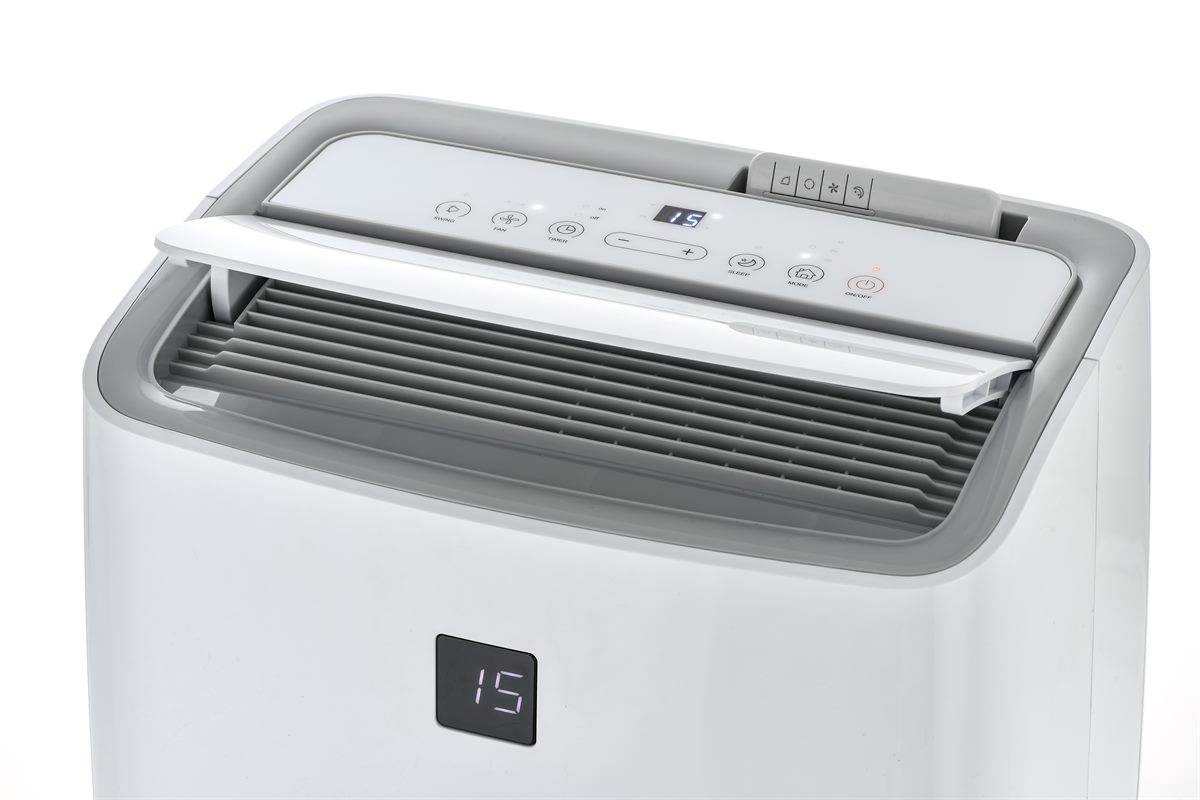Portable air conditioner outlet detail